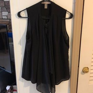 Black Tank Blouse